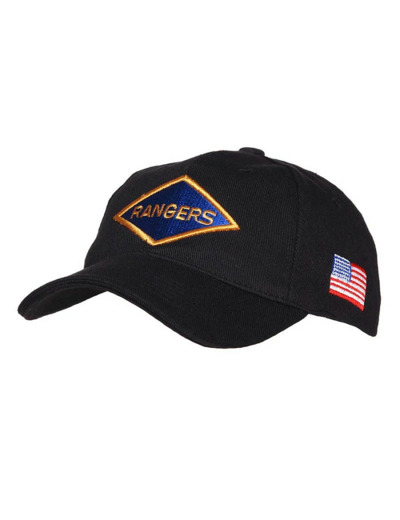 Casquette U.S. Rangers brodée - Style militaire ajustable