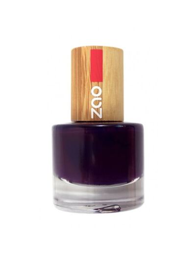 Vernis à ongles Bio - 651 Prune- 8 ml - Zao Make-up