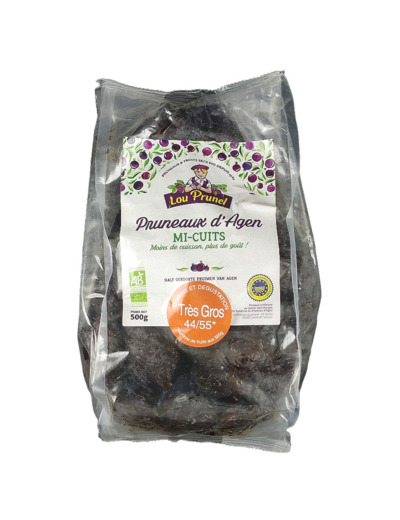 Pruneaux d'Agen Mi-Cuits 500g Bio