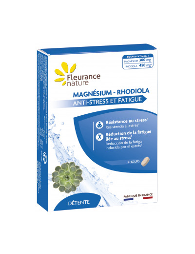 Magnésium Rhodiola 30 comprimés