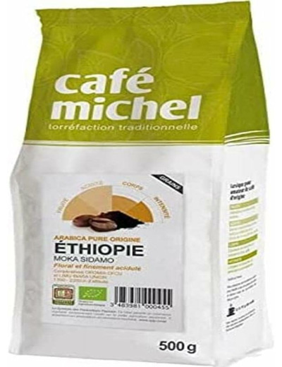 Cafe Ethiopie grains 500g Cafe Michel