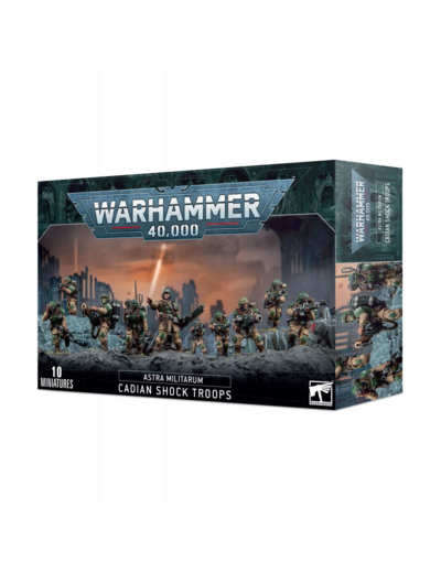 Warhammer 40 000 - Astra Militarum : Cadian Shock Troops