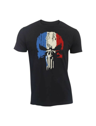 T-shirt Punisher France (noir)
