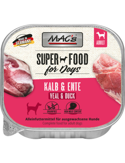 MAC'S Chien, Veau & Canard - 150G