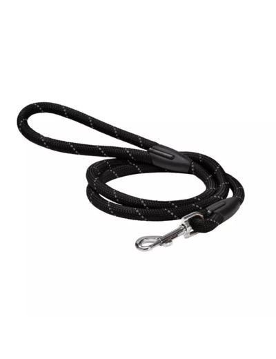 Bobby - Laisse tubulaire noir pour chien