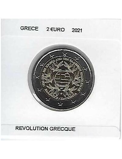 GRECE 2021 2 EURO COMMEMORATIVE REVOLUTION GRECQUE SUP