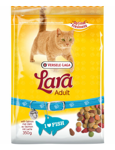 Croquettes LARA pour chat adulte au saumon - 3 tailles