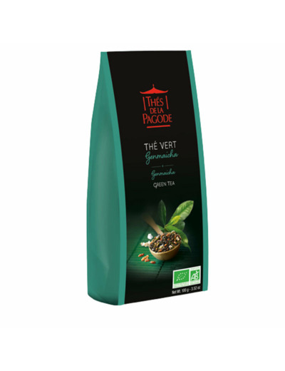 Thé vert Genmaicha Bio du Japon-100g-Thés de la Pagode