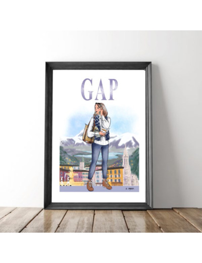 Gap - affiche, carte postale