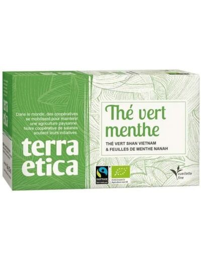THE VERT MENTHE 20X1,8G Terra Etica