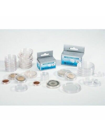 PROMO BOITE DE 100 CAPSULES POUR MONNAIES 37mm LEUCHTTURM