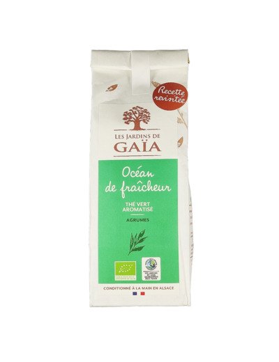 Thés Vert Aromatisé Océan de Fraîcheur 100g Bio