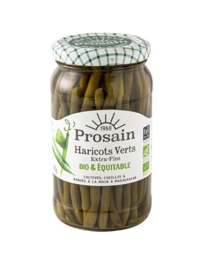 Haricots verts Bio Extra fins-180g-Prosain