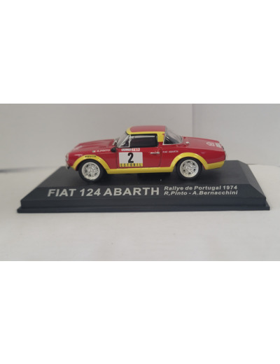 FIAT 124 ABARTH RALLYE DU PORTUGAL 1974 1/43