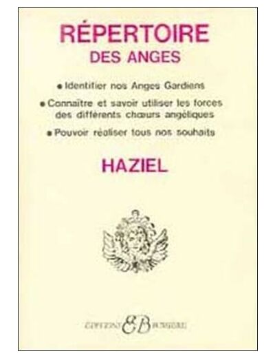 Répertoire des anges...