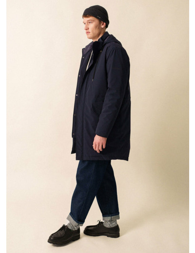 Manteau long St Antoine doublé doudoune