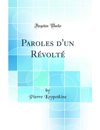 PAROLES D'UN REVOLTE
