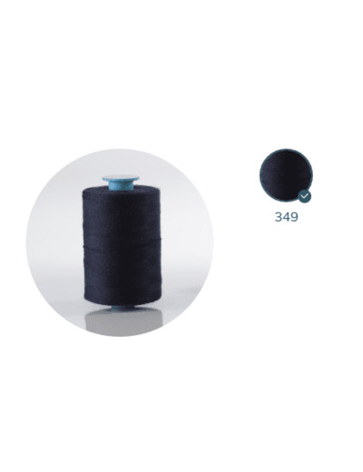 ZX 75 - 349 ENCRE FIL À COUDRE 100% POLYESTER TRÈS RÉSISTANT bobine 1000m