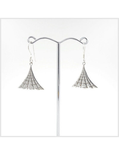 Boucles d'oreilles en argent massif