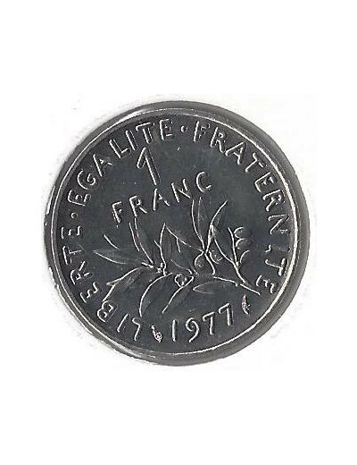 FRANCE 1 FRANC ROTY 1977 SUP
