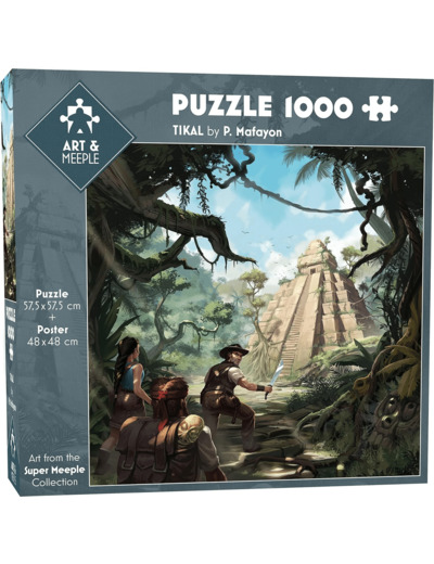 Puzzle Art & Meeple : Tikal - 1000 pièces