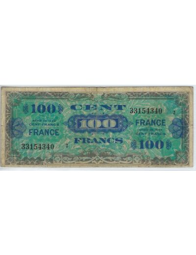 FRANCE 100 FRANCS Type FRANCE 1945 SERIE 4 TB+ 643