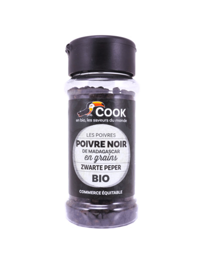 Poivre Noir de Madagascar en Grains Bio 50g