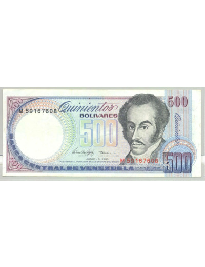 VENEZUELA 500 BOLIVARES 05-06-1995 SERIE L TTB+