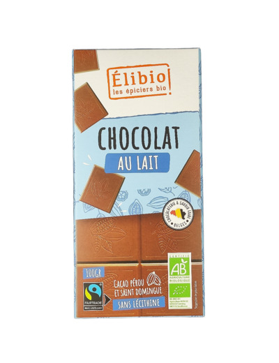 Chocolat au Lait Bio 100g