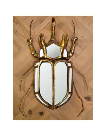 Miroir scarabée mural 37x6x25cm