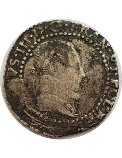 HENRI III (1574-1589) DEMI FRANC 1578 .I. (Limoges) B+