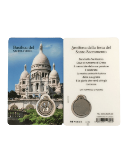 Carte-prière - Montmartre - BASILIQUE - ITALIEN