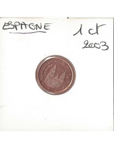 Espagne 2003 1 CENTIME SUP