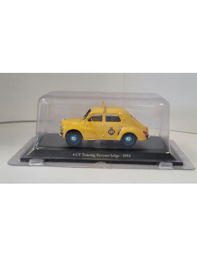 RENAULT 4 CV TOURING SECOURS BELGE 1958 1/43