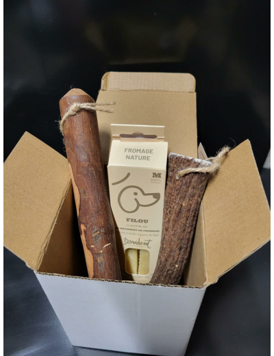 BOX de mastication "La gourmande" pour chien
