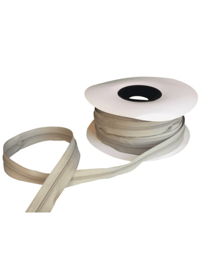 Rouleau de fermeture à glissière 5mm gris fumé 300 25m H90151