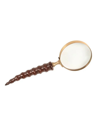 Loupe Louis cuivre doré 23x8x8cm