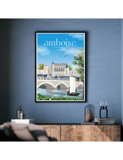 AMBOISE - VUE DE LOIRE - POSTERS