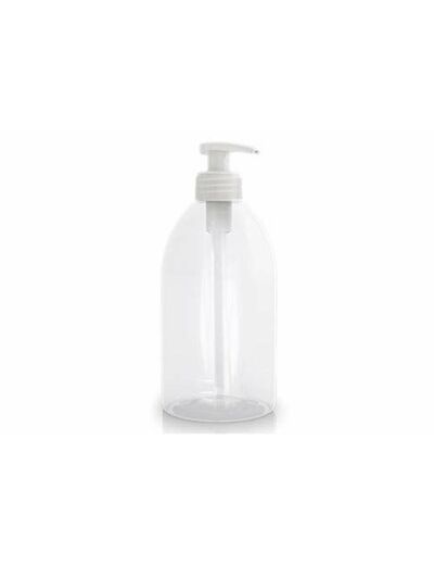 Flacon transparent Pompe- 500ml- Centifolia