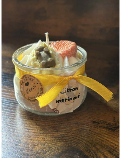 Le Secret Sucré : Bougie Citron Meringué