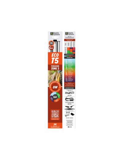 REPTILE SYSTEMS, Eco T5 Zone 3 - 8W / 312mm