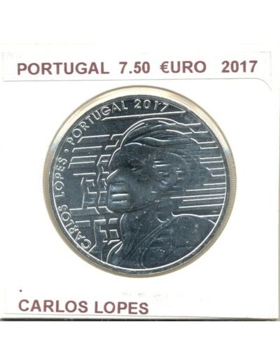 PORTUGAL 2017 7.50 EURO CARLOS LOPES SUP