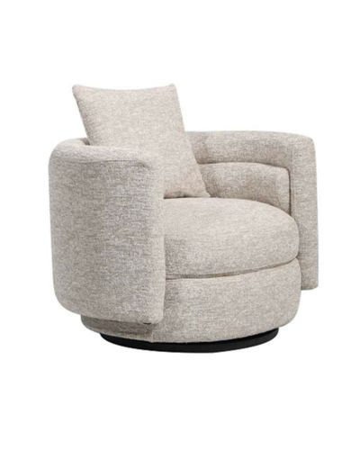 Fauteuil pivotant Carington 96x81x69cm