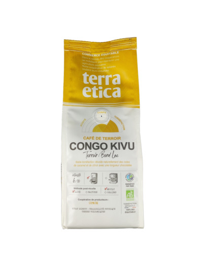 Café Congo Kivu Moulu 250g Bio