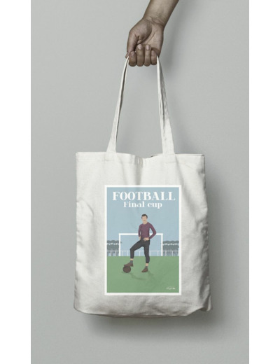 Tote bag ou sac vintage football "The English Game"