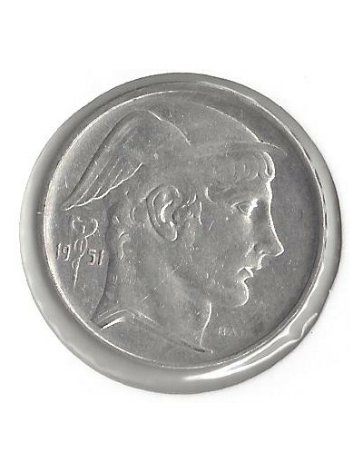 BELGIQUE 20 FRANK 1951 FL TTB