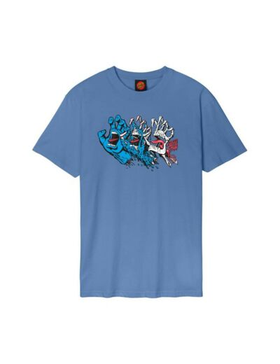 Tee Shirt SANTA CRUZ Evolved Hand Dusty Blue