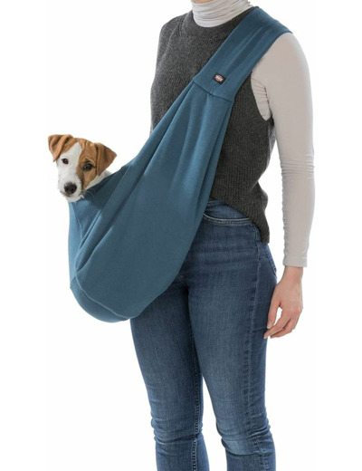 Sac ventral Soft 60 cm Bleu/Gris Clair Chien & Chat