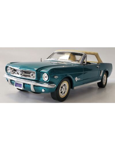 FORD MUSTANG CABRIOLET 1965 BLEUE MIRA 1/18 SANS BOITE