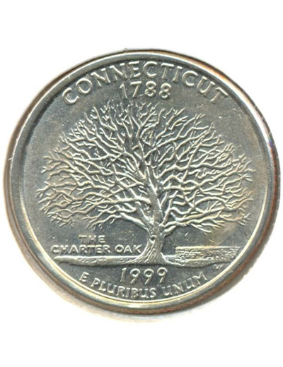 AMERIQUE (U.S.A) 1/4 DOLLAR 1999 P CONNECTICUT SUP (W297)